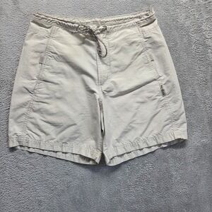 Columbia Shorts Womens Small Beige Mid Rise 6" Inseam Hiking Outdoor